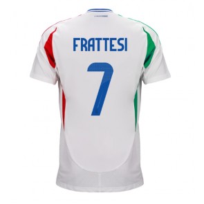 Italien Davide Frattesi #7 Bortatröja EM 2024 Kortärmad